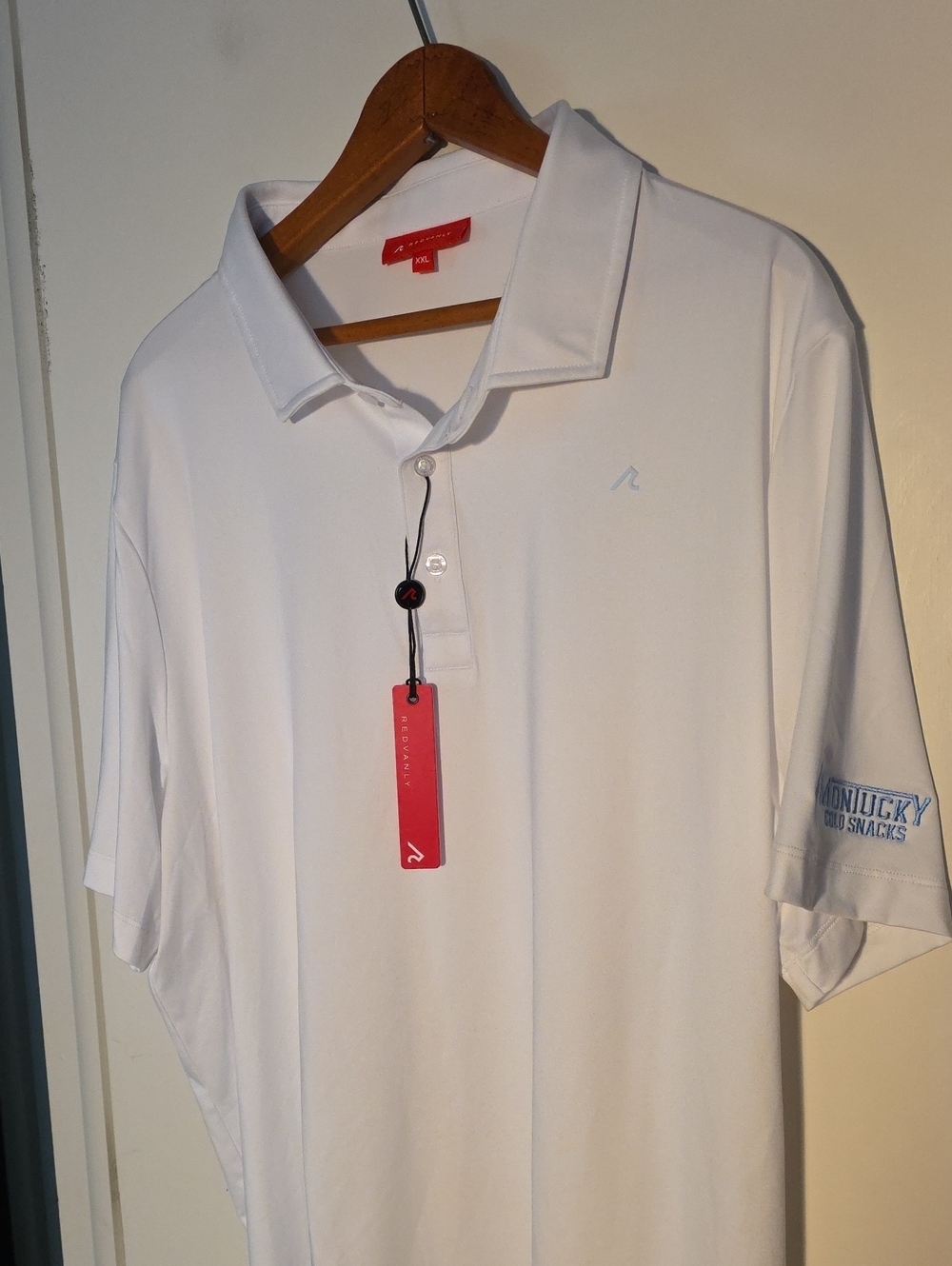 NWT Redvanly 2X White Performance Polo